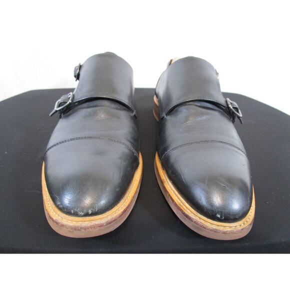 Gordon Rush Caden Black Leather Double Monk Strap Dress Shoes Men Sz 10.5 main image 4
